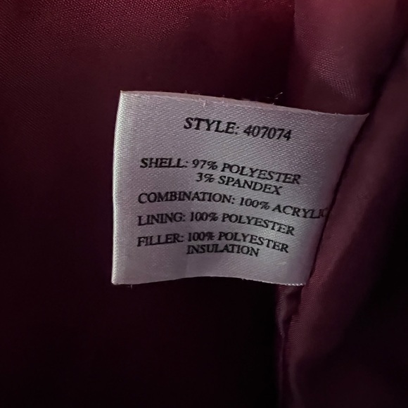 Forecaster of Boston Cranberry Coat - Picture 5 of 6